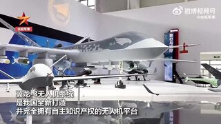 В Китае показали беспилотник, способный нести более 2 тонн ракет