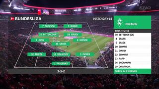 Bundesliga | 08/11/2022 | Bayern Munich - Werder Bremen  6:1