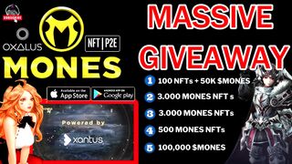 MONES P2E NFT RPG GAME | MASSIVE GIVEAWAY | REGISTER | DOWNLOAD