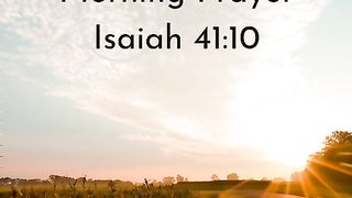 Prayer is the key.