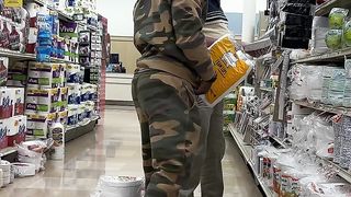 Stealing in supermarket