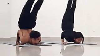 Yoga Flow????????❤️ #yogapractice #viral #yoga #shorts #trending #yogalife #yogawithme #explore #acroyoga.