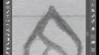 how to make a fire and letter s logo easily