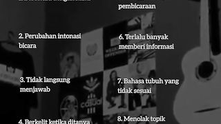 Ciri ciri cowok sedang berbohong