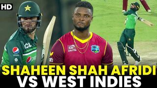 Shaheen  shah afridi blistering batting Against west indies vs Pakistan