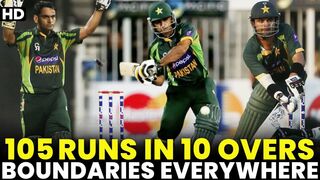 Pakistan Hit 105 Runs in Last 10 Over_Bounderies Everwhere_ODI_PCB