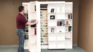 Amazing Space Saving Furniture Hidden In Wall