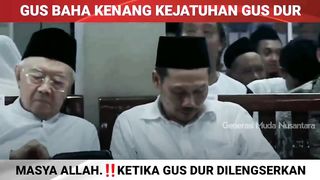 air mata gus baha saat mengenang gus dur