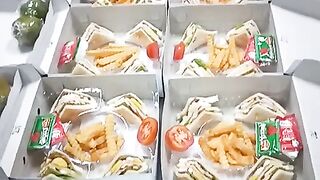 club sandwich menu for box