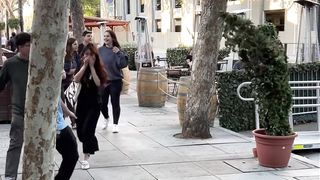 BUSHMAN PRANK- I THOUGHT THE PLANT WAS FALLING OVER!!