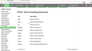 mengubah format text html