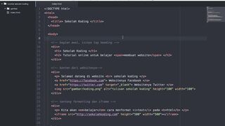 Membuat halaman lebih dari satu html