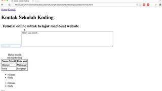 attribute label dan id html