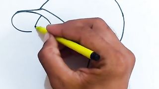 MUST WATCH !!! How to draw a girl through a marker and pencil Art WORK