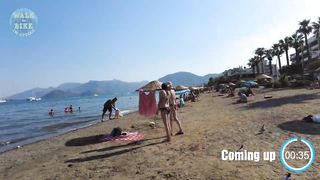 Turquoise Trails: Walking Marmaris Beach in Turkey