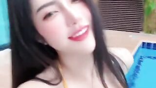 Asian girl singing