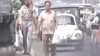 Suasana kota Jakarta tahun 1986