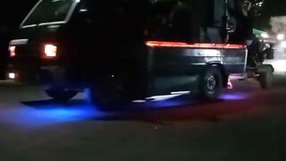 Sahur on the road in indonesia