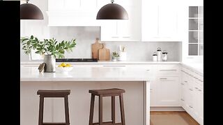 Basics Solid Wood Saddle-Seat Kitchen Counter Barstool