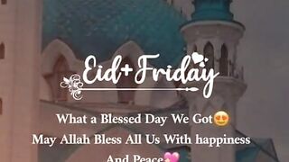 Eid and Friday on same day.