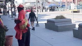 BUSHMAN PRANK DURING FLEET WEEK 2022 @ SAN FRANCISCO’S FISHERMAN’S WHARF!
