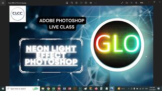 Neon Light Effects Photoshop-Step II