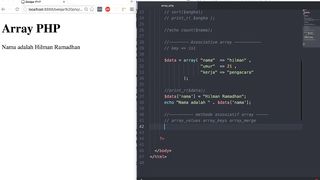metode associative array php
