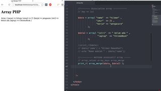 mengenal multi dimensi array php