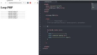 mengeluarkan hasil array php