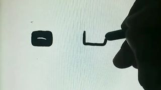 Cara Menggambar Alphabet Lore Huruf H