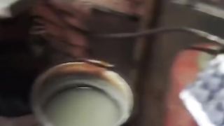 Pembuatan pisau dari rantai bekas