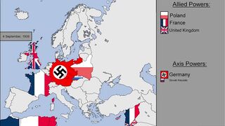 World War II in Europe with Flags_ Every Day.