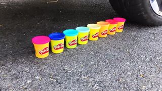 EXPERIMENT_ Car vs Coca Cola, Food Long Balloons - Crushing Crunchy & Soft Things by Car!