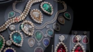 Colorful Exaggerated Bride Necklace and Earring Set | by Rizq | 24 May 23