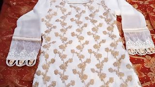 New Daman Design with organza|| Latest Sleeve & daman design full tutorial