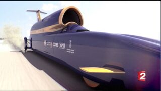 La voiture fusée la plus rapide au monde - 1600 Km/h