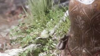 Amacia Enter in the Village with his Brother - A Plague Tale Innocence