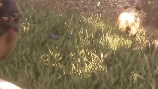 Amicia Hunting Black Pig - A Plague Tale Innocence
