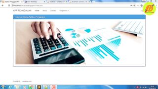 Cara Membuat Aplikasi Database Penggajian, Memperbaiki Dashboard Aplikasi