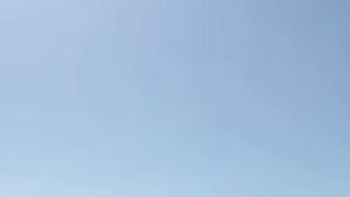 Boiling water freezing in mid air (slow motion)