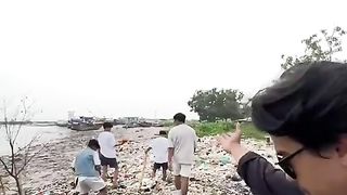 dirtiest beach in Indonesia
