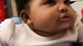 Baby saying I love you