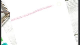 Digital Drawing | soft pastel sunset view