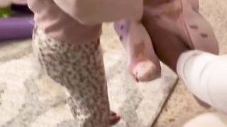 Big sister first time meeting her baby sister