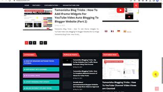 YouTube Tutorial Embed Video Auto Blogging Indian YouTube Website Interface
