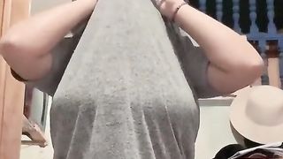 Asian girl funny dance