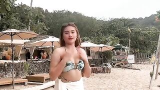 Kuta beach asian dance