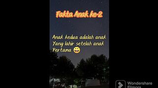 Fakta Anak kedua