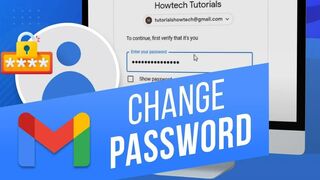 How to Change A Gmail Password | Gmail Password Change - In English