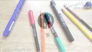 Happy New Year Pencil Drawing Kawaii. Рисунок Кавай. Как нарисовать рисунок на н